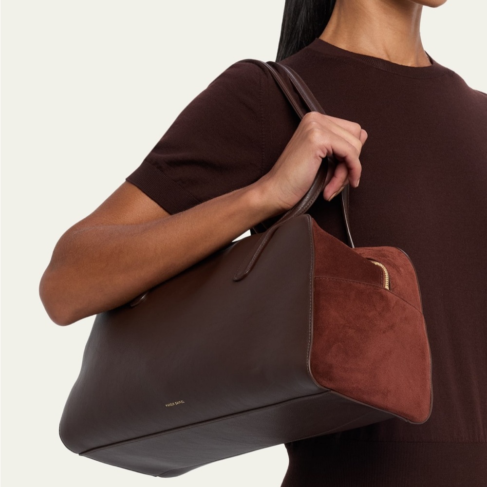 MANSUR GAVRIEL
Helios Large Leather & Suede Shoulder Bag - Picture 2 of 10